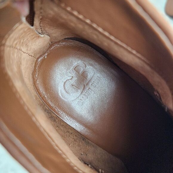 Gianni Bini Done Deal Brown Wedge Ankle Booties Size 8.5 - Picture 3 of 10